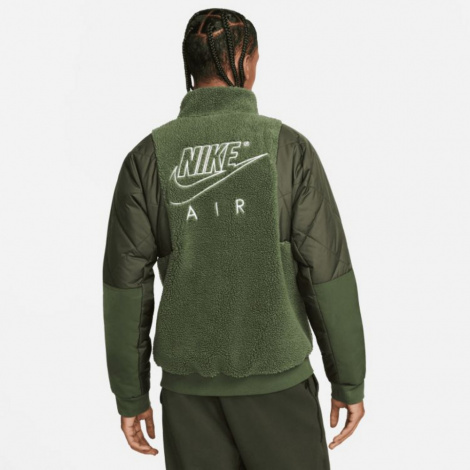 Кофта Nike Mens Sportswear Sherpa Half Zip Jacket Carbon Green