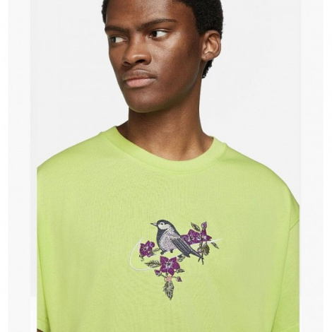 Футболка Nike Air Max 90 Embroidered T-Shirt Casual Comfort Lime Green