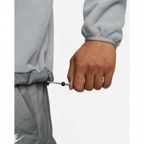 Кофта Nike Club+ Mens Fleece Winterized Crew Grey
