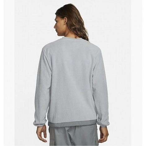 Кофта Nike Club+ Mens Fleece Winterized Crew Grey