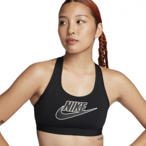 Топ Nike W Nk Swsh Med Spt Futura Bra