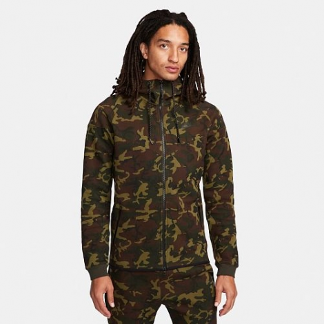 Толстовка Чоловіча Nike Sportswear Tech Fleece Og Windrunner Camo/Green