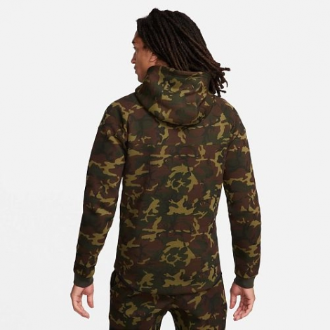 Толстовка Чоловіча Nike Sportswear Tech Fleece Og Windrunner Camo/Green