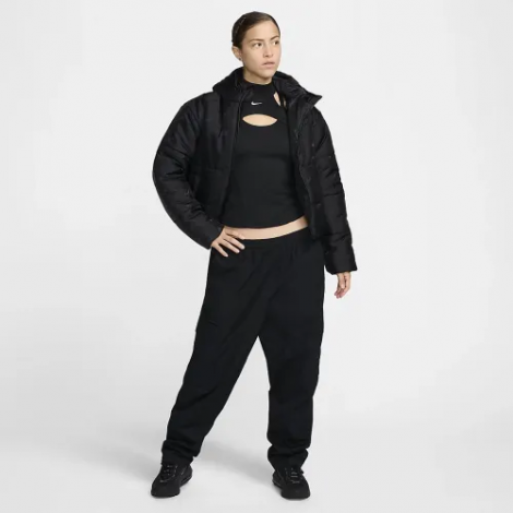 Куртка женская Nike SPORTSWEAR CLASSIC THERMA-FIT LOOSE PUFFER JACKET черная FV7941-010