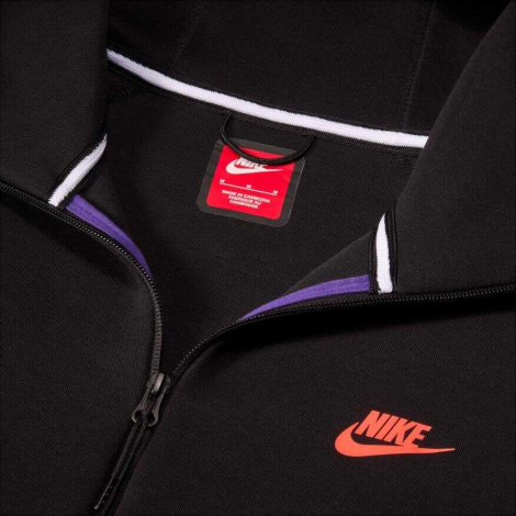 Толстовка Nike Tech Fleece Zip (Purple/Black)