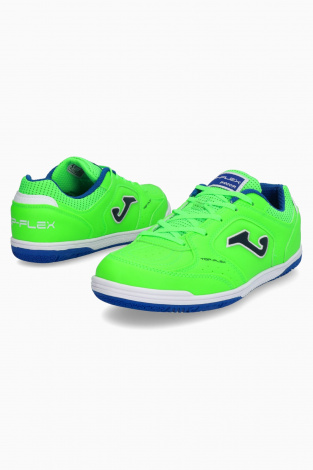 Футзалки (бампи) дитячі Joma TOP FLEX салатово-сині TPJS2511IN