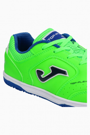 Футзалки (бампи) дитячі Joma TOP FLEX салатово-сині TPJS2511IN