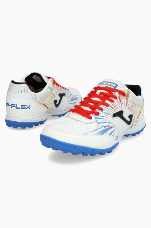 Сороконіжки (шиповки) Joma TOP FLEX біло-синьо-жовтогарячі TOPW2476TF