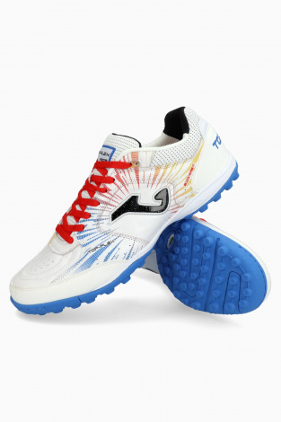 Сороконіжки (шиповки) Joma TOP FLEX біло-синьо-жовтогарячі TOPW2476TF