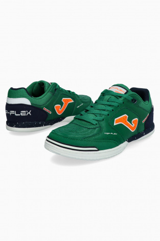 Футзалки (бампи) Joma TOP FLEX зелено-жовтогарячі TOPW2415IN