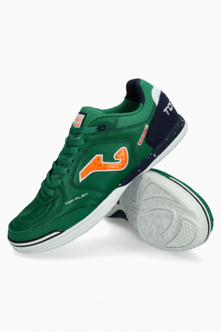 Футзалки (бампи) Joma TOP FLEX зелено-жовтогарячі TOPW2415IN