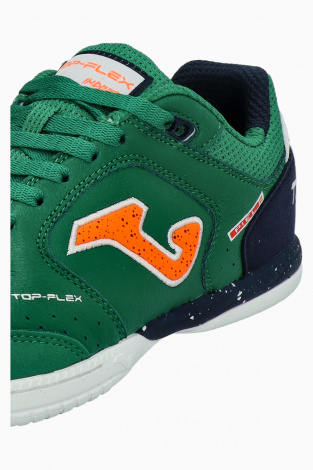 Футзалки (бампи) Joma TOP FLEX зелено-жовтогарячі TOPW2415IN