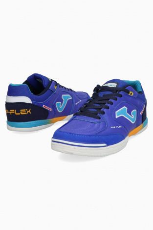Футзалки (бампи) Joma TOP FLEX синьо-бірюзово-оранжеві TOPW2404IN