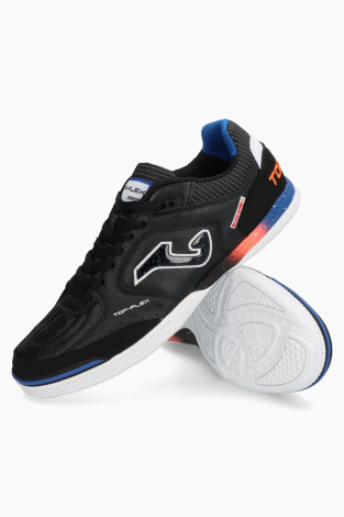 Футзалки (бампи) Joma TOP FLEX чорно-синьо-помаранчеві TOPS2531IN
