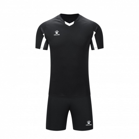 Комплект футбольної форми дитячий Kelme LEON чорно-білий 7351ZB3130.9003