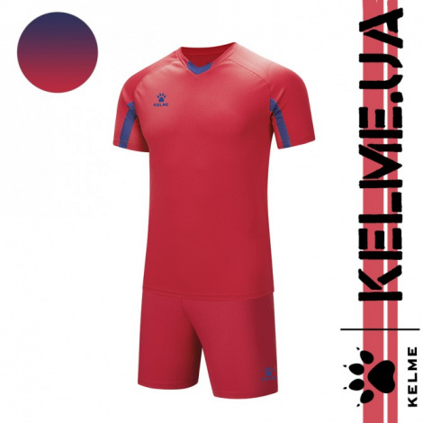 Комплект футбольної форми Kelme LEON червоно-темно-синій 7351ZB1129.9615