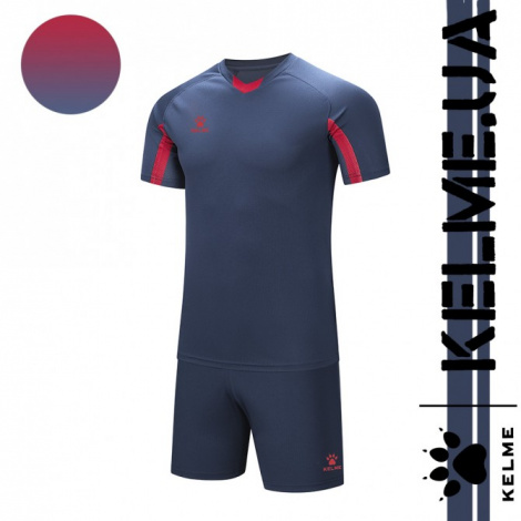 Комплект футбольної форми Kelme LEON темно-синьо-червоний 7351ZB1129.9423