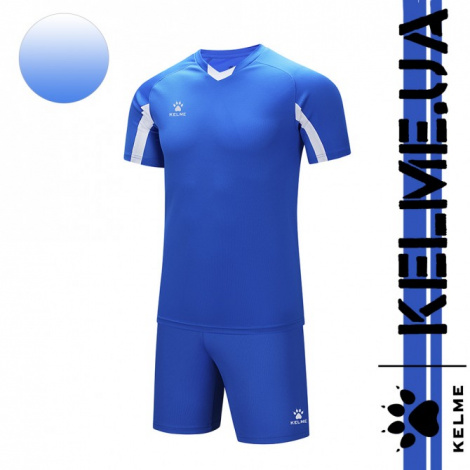 Комплект футбольної форми Kelme LEON синьо-білий 7351ZB1129.9409