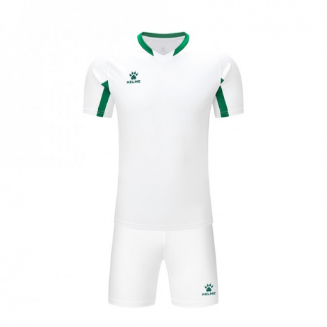 Комплект футбольної форми Kelme LEON біло-зелений 7351ZB1129.9105