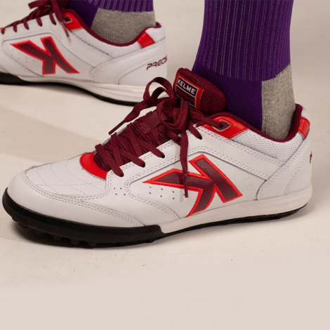Сороконіжки (шиповки) Kelme PRECISION ELITE біло-червоні 55.923.140