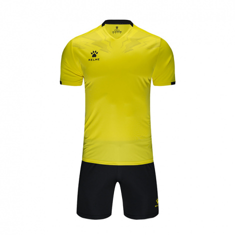 Комплект футбольної форми Kelme FLASH жовто-чорний 3891049.9712