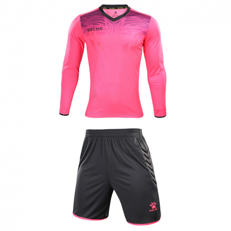 Комплект воротарської форми Kelme ZAMORA рожево-темно-сірий 3871007.9997