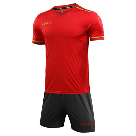 Комплект футбольної форми Kelme SEGOVIA червоно-темно-сірий 3871001.9667