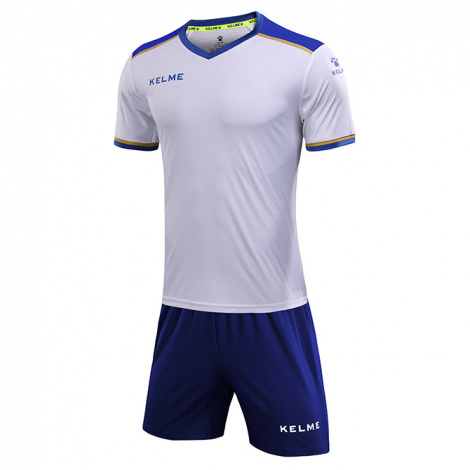Комплект футбольної форми Kelme SEGOVIA біло-синій 3871001.9104