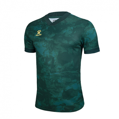 Футболка Kelme SHORT SLEEVE FOOTBALL JERSEY зелена 3801218.9300