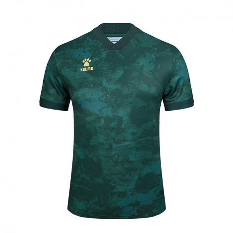 Футболка Kelme SHORT SLEEVE FOOTBALL JERSEY зелена 3801218.9300