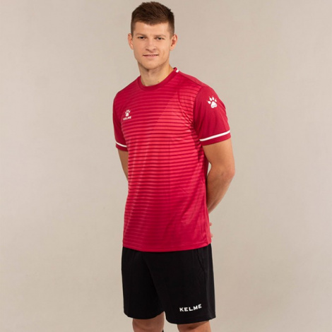 Комплект футбольної форми Kelme MALAGA бордово-чорний 3801169.9691
