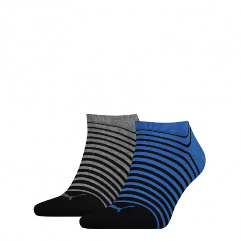 Шкарпетки Puma UNISEX SNEAKER 2P сіро-синьо-чорні (2 пари) 101001001-020