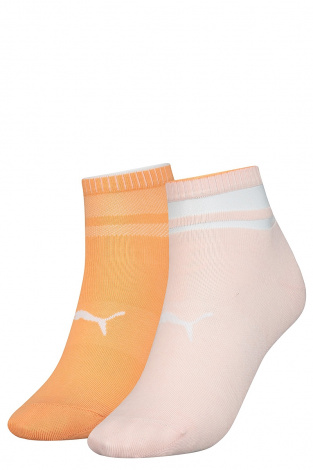 Шкарпетки жіночі Puma SHORT SOCK STRUCTURE 2P WOMEN персикові (2 пари) 103002001-010