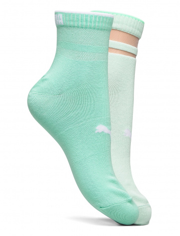 Шкарпетки жіночі Puma SHORT SOCK STRUCTURE 2P WOMEN м'ятні (2 пари) 103002001-011