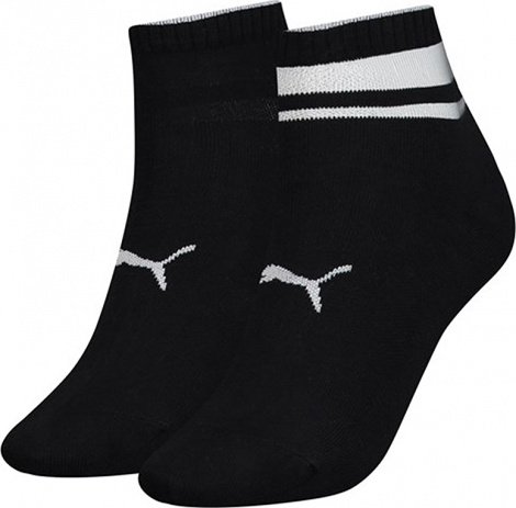 Носки Puma Short Sock Structure 2P Women Черный Унисекс 35-38