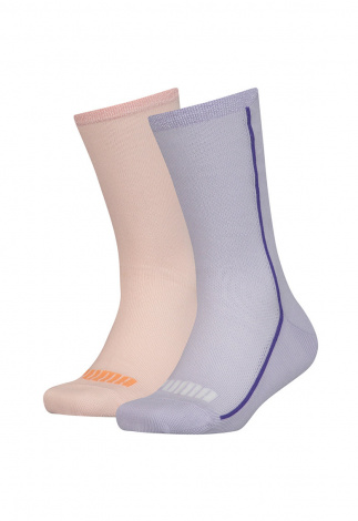 Шкарпетки дитячі Puma GIRLS MESH SOCK 2P персиково-фіолетові (2 пари) 104006001-012