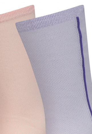 Шкарпетки дитячі Puma GIRLS MESH SOCK 2P персиково-фіолетові (2 пари) 104006001-012