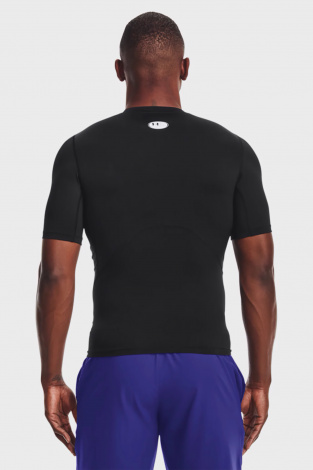 Футболка компресійна Under Armour HEATGEAR SHORT SLEEVE чорна 1361518-001