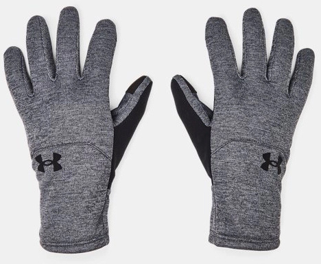 Перчатки Ua Storm Fleece Gloves Серый, Черный Мужской Lg