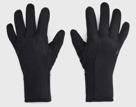 Перчатки Ua Storm Fleece Gloves Черный Женский Lg