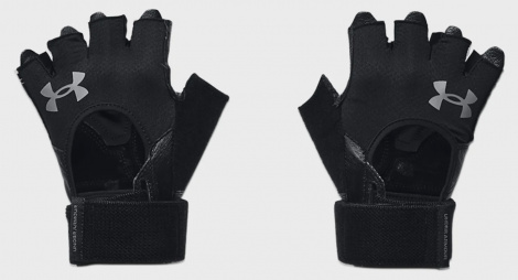 Рукавички для важкої атлетики Under Armour WEIGHTLIFTING GLOVES чорні 1369830-001
