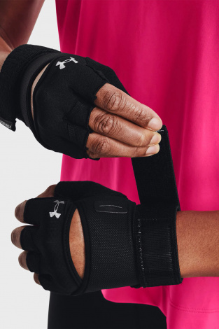 Рукавички для важкої атлетики жіночі Under Armour W'S WEIGHTLIFTING GLOVES чорні 1369831-001