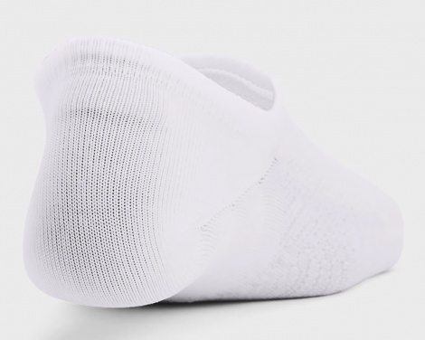 Шкарпетки жіночі Under Armour BREATHE LITE ULTRA LOW 3P білі (3 пари) 1370075-100