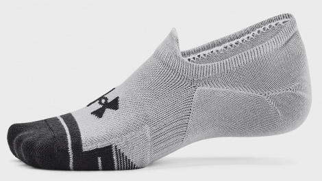 Шкарпетки Under Armour PERFORMANCE TECH 3PK ULT біло-сіро-чорні (3 пари) 1379502-011
