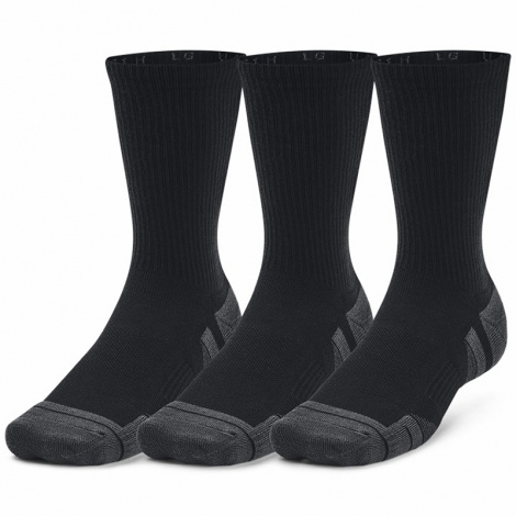 Шкарпетки Under Armour PERFORMANCE TECH 3PK CREW чорні (3 пари) 1379512-001
