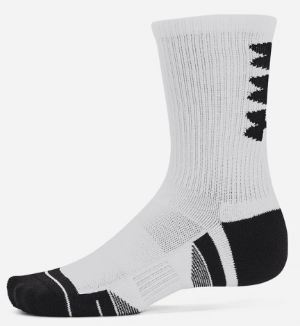 Шкарпетки Under Armour PERFORMANCE TECH 3PK CREW SOCKS білі (3 пари) 1379515-101