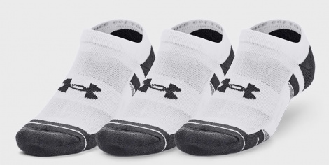 Шкарпетки Under Armour PERFORMANCE COTTON 3PK NO SHOW білі (3 пари) 1379526-100