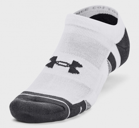 Шкарпетки Under Armour PERFORMANCE COTTON 3PK NO SHOW білі (3 пари) 1379526-100