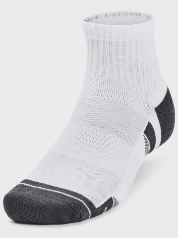 Шкарпетки Under Armour PERFORMANCE COTTON 3P QTR білі (3 пари) 1379528-100