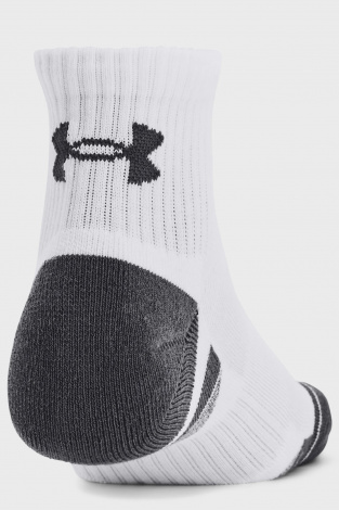Шкарпетки Under Armour PERFORMANCE COTTON 3P QTR білі (3 пари) 1379528-100